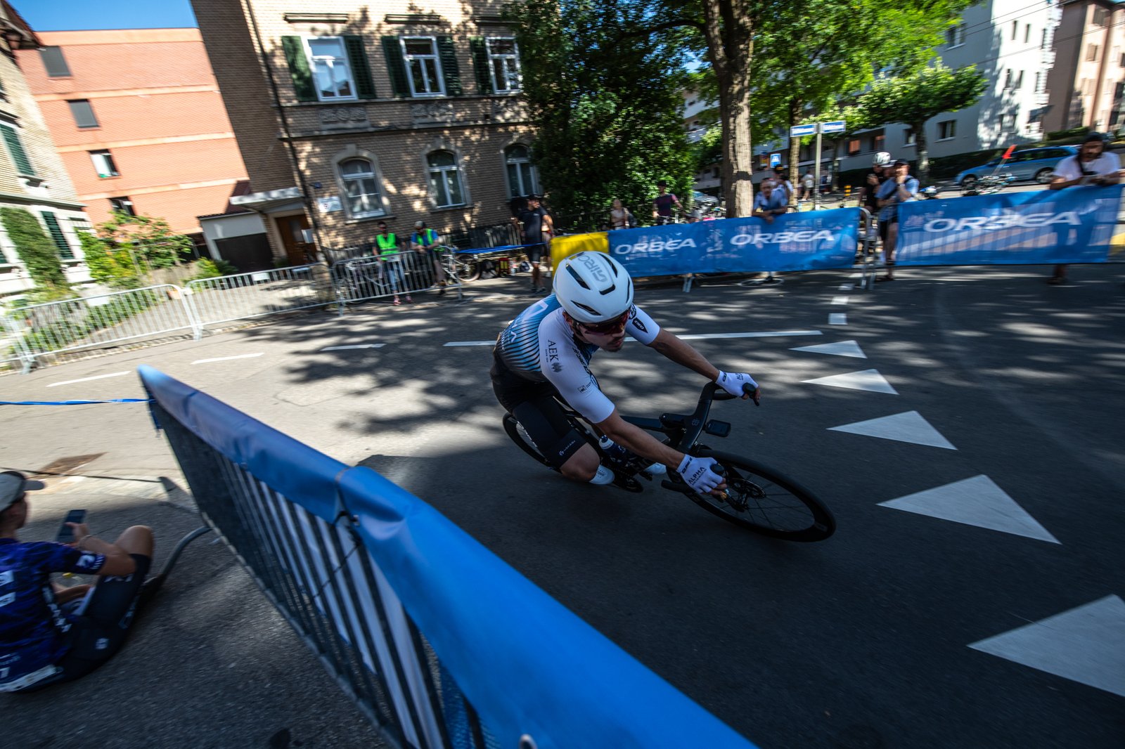 Emilio Cabrera im Kriterium-Rennen